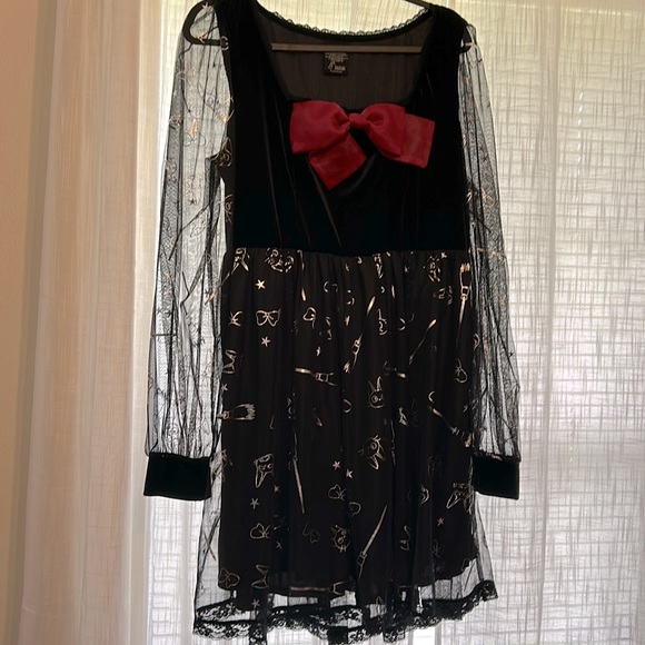 Studio ghibili kikis delivery service mesh velvet hot topic dress - Picture 2 of 6